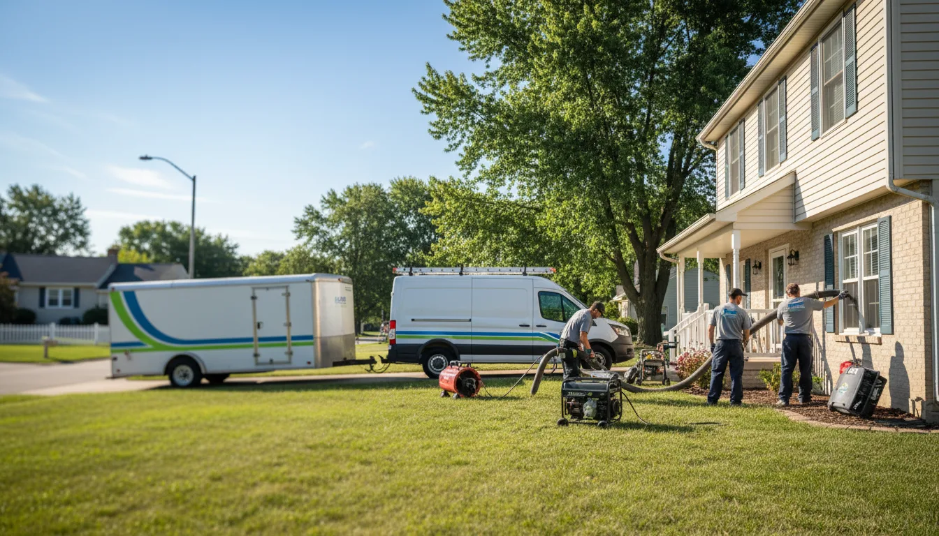 Flooded Basement Restoration And Cleanup With Repair in Moundridge, KS near me
